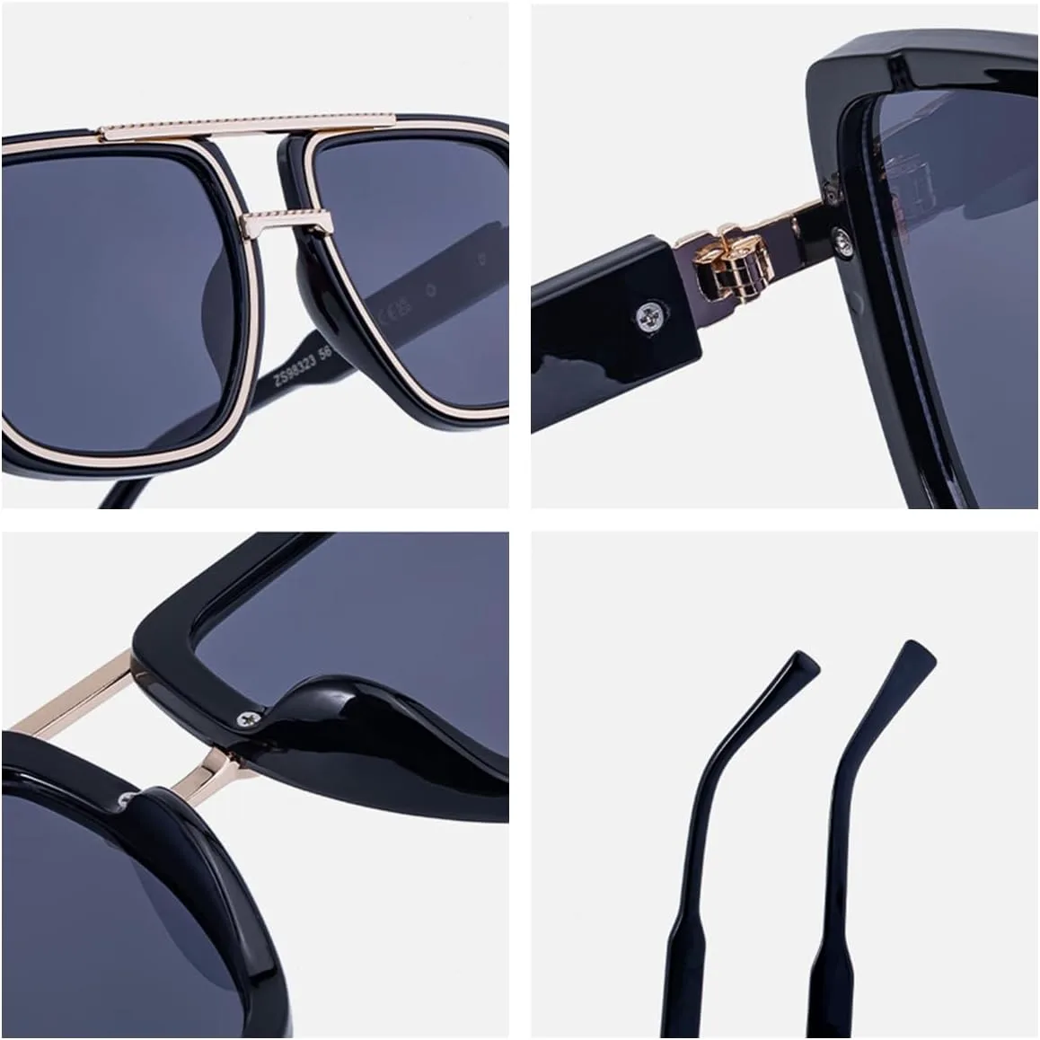 

Модные дизайнерские солнцезащитные очки класса люкс для мужчин и женщин, большие, в винтажном стиле, панк, для летних путешествий и отдыха на природе TVTBBVV, C2