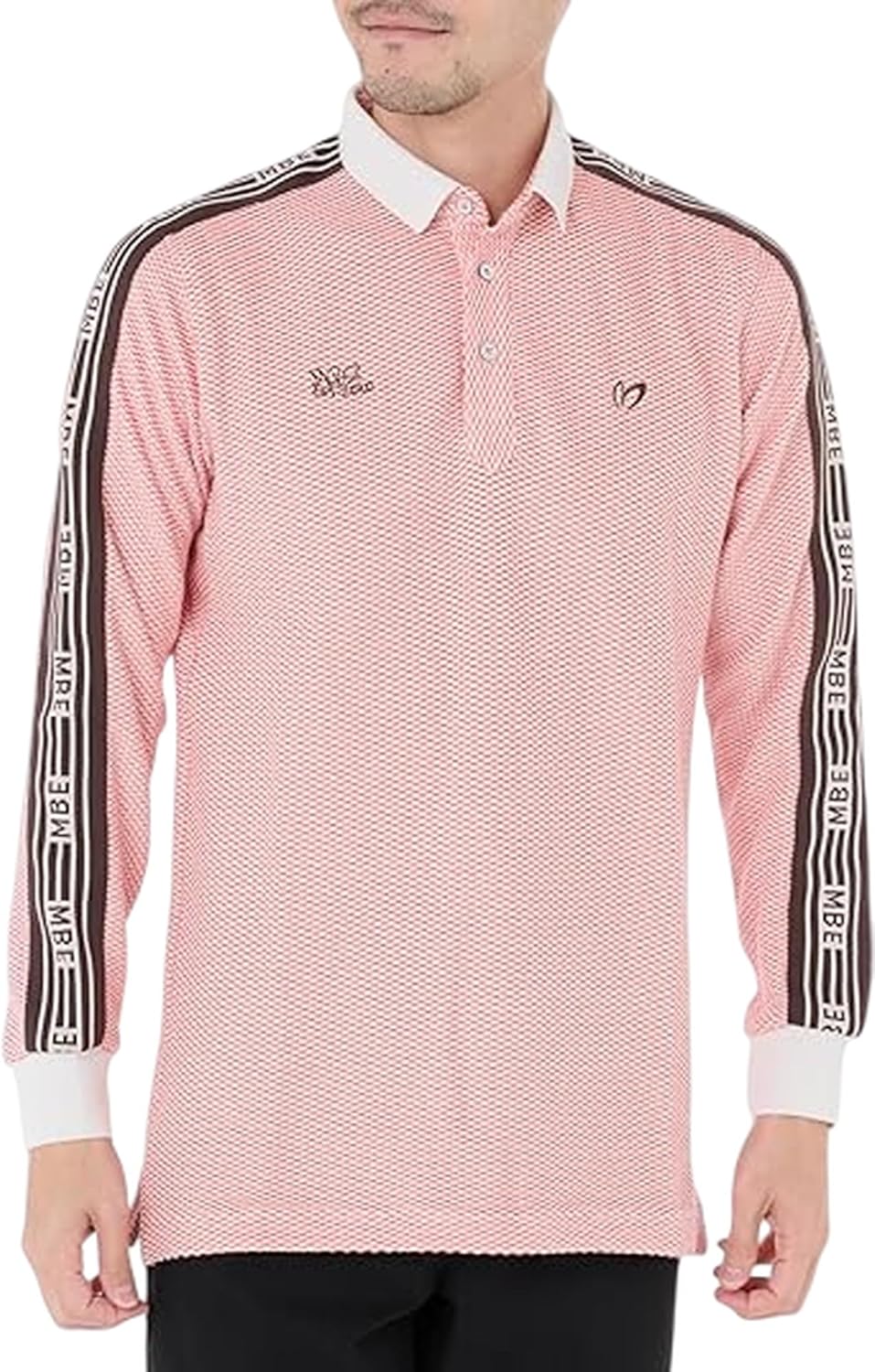 

Мужская рубашка-поло с длинным рукавом Master Bunny Edition (дышащий жаккард) / для гольфа / 758-4261001, оранжевый