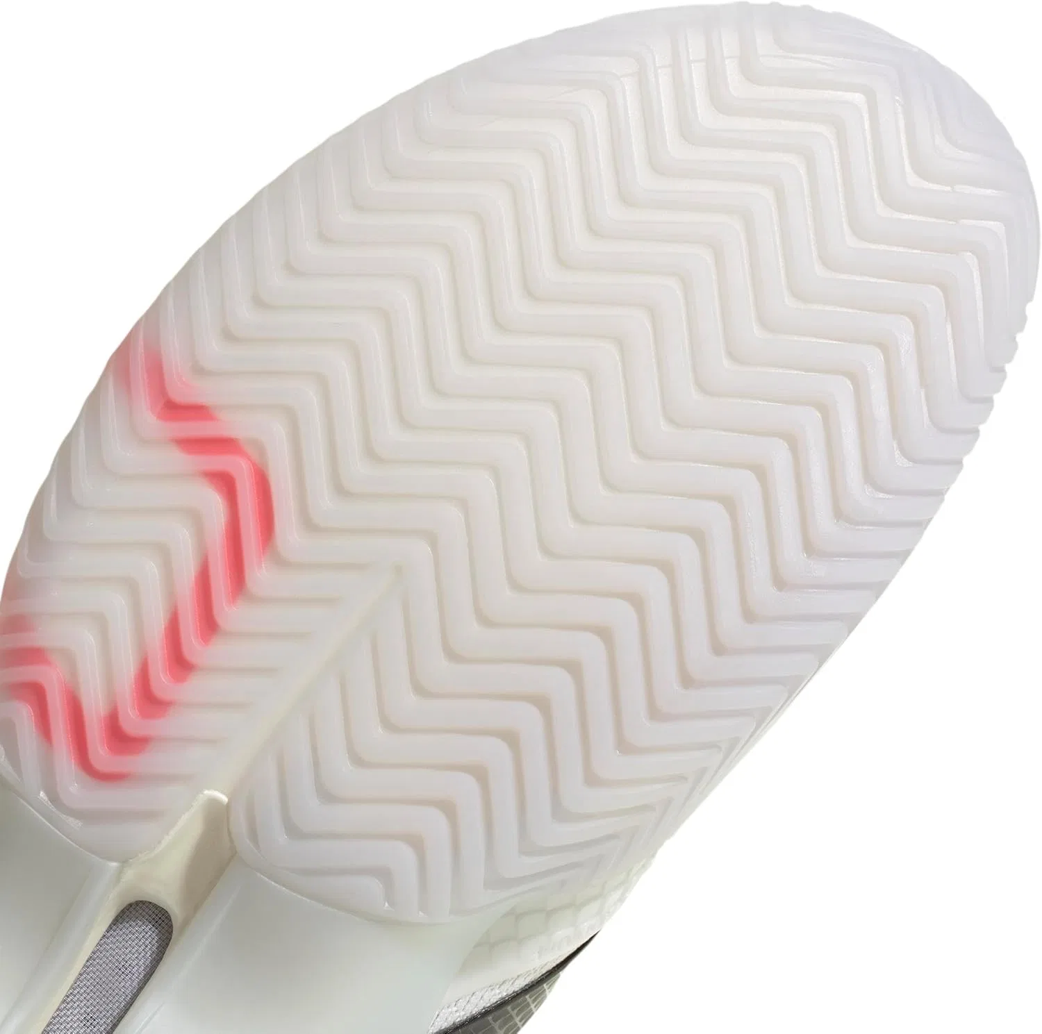 Кроссовки теннисные adidas Barricade 14, White/Black/Lucid Red — фото 2
