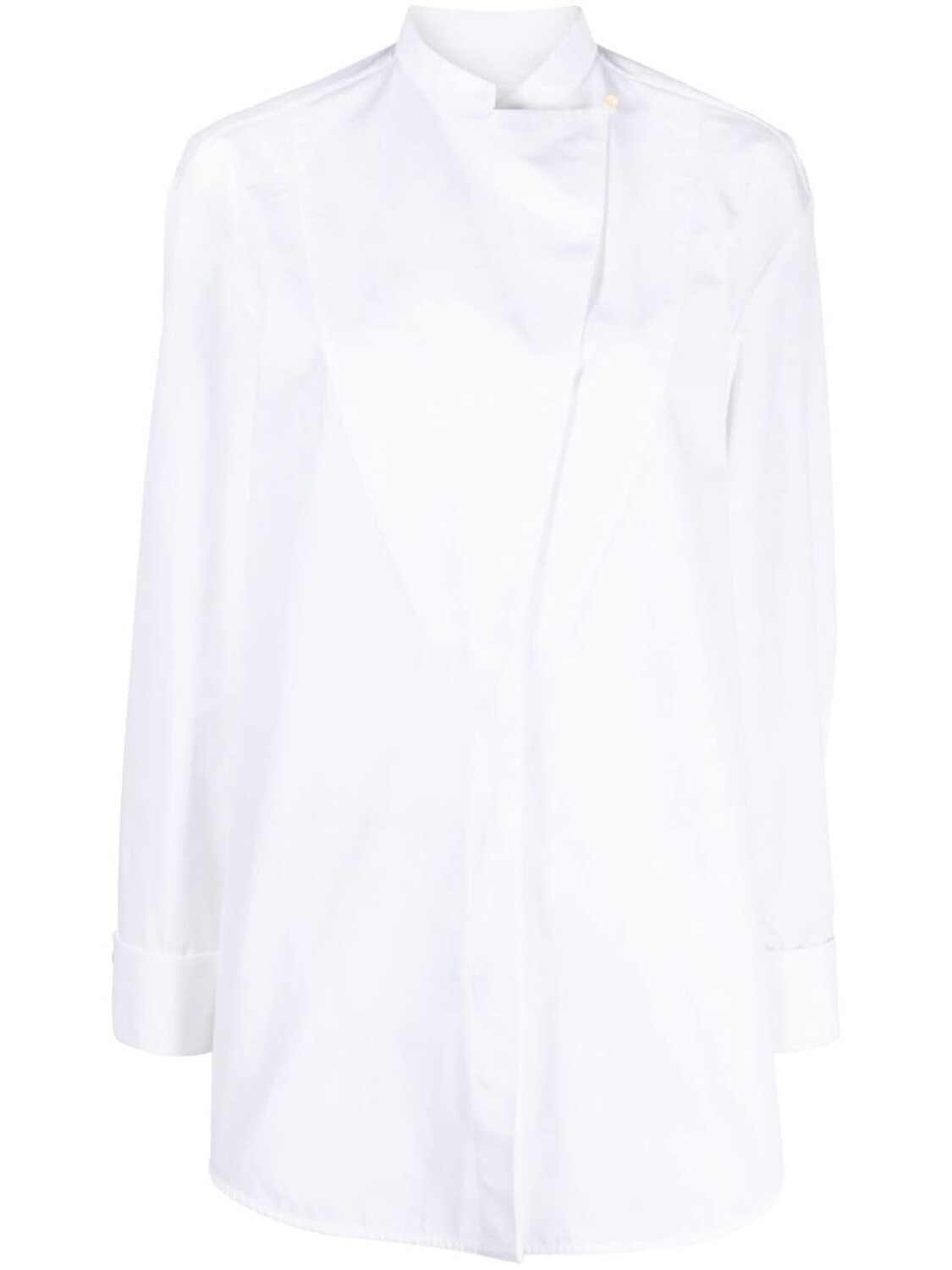 

Jil Sander рубашка с запахом, белый