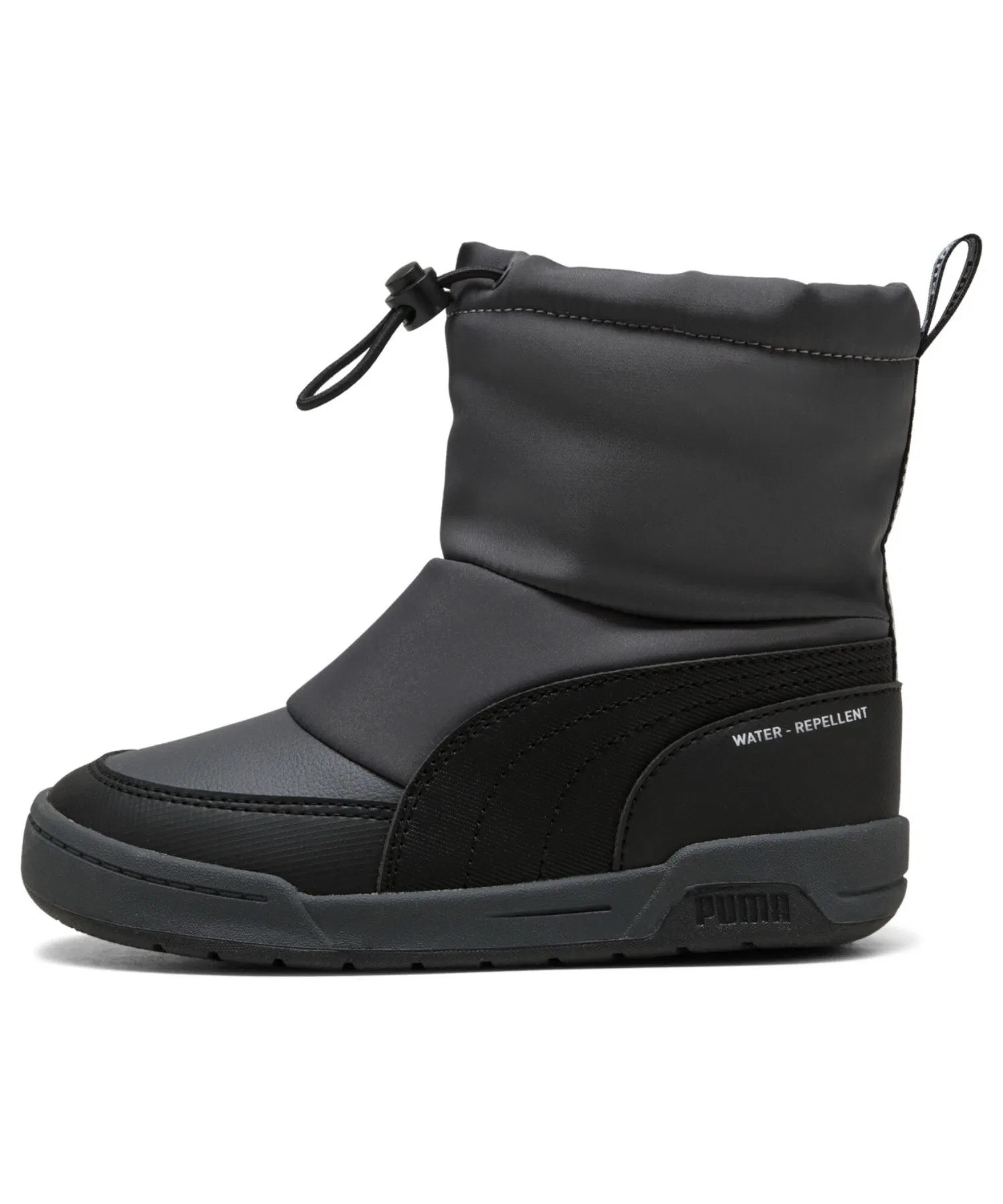 Детские кроссовки PUMA MultiFlex 2 с защитой от влаги, чёрные
