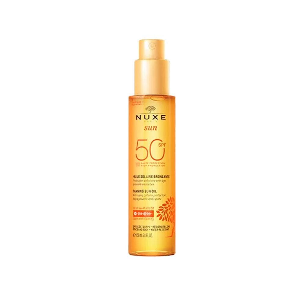 

Cолнцезащитный спрей для лица и тела Nuxe SPF50, 150 мл