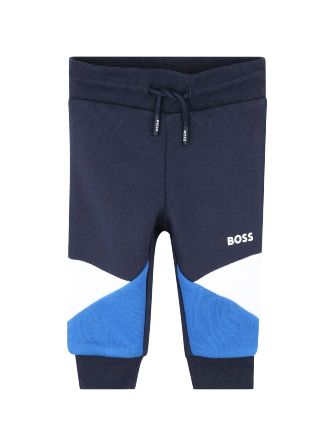 

BOSS Kidswear спортивные штаны с цветными блоками, синий