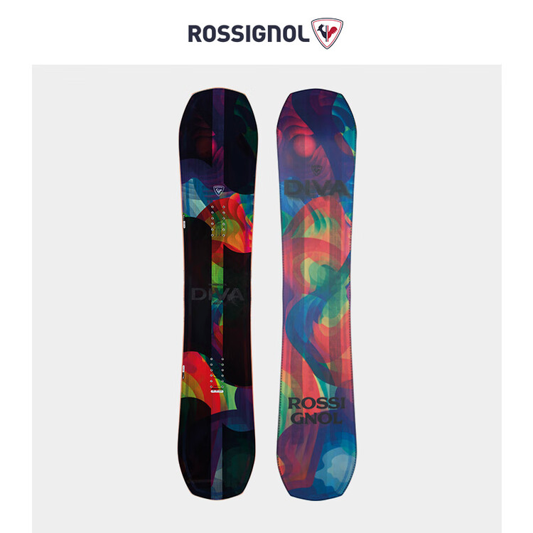 

Rossignol Женский сноуборд DIVA Bi-Directional LITE FRAME, цветочный принт, 152 см