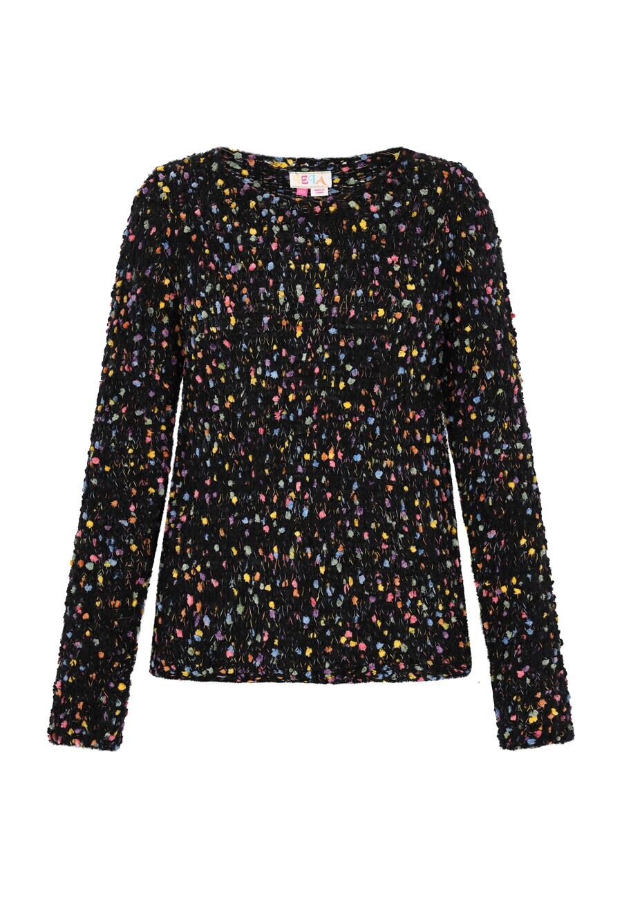 

Тонкий вязаный свитер IZIA Sweater, черный