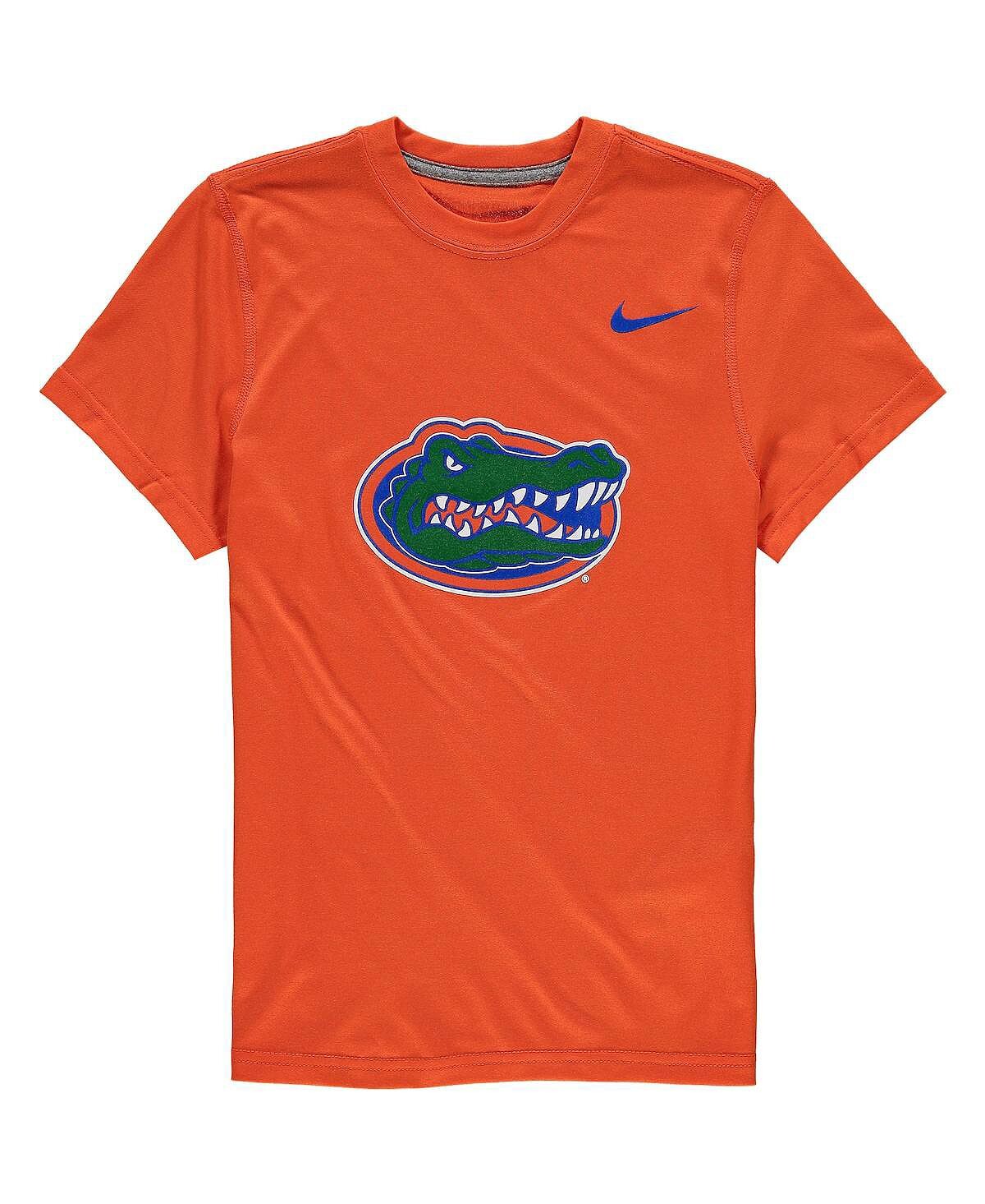 

Оранжевая футболка Big Boys Florida Gators с логотипом Legend Dri-FIT Nike, Оранжевый, Оранжевая футболка Big Boys Florida Gators с логотипом Legend Dri-FIT Nike