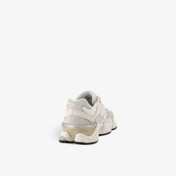 9060 кроссовки из кожи и сетки с фирменной нашивкой New Balance, синий — фото 4