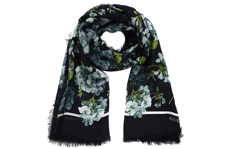 

Шёлковый платок Blooms 400 GUCCI