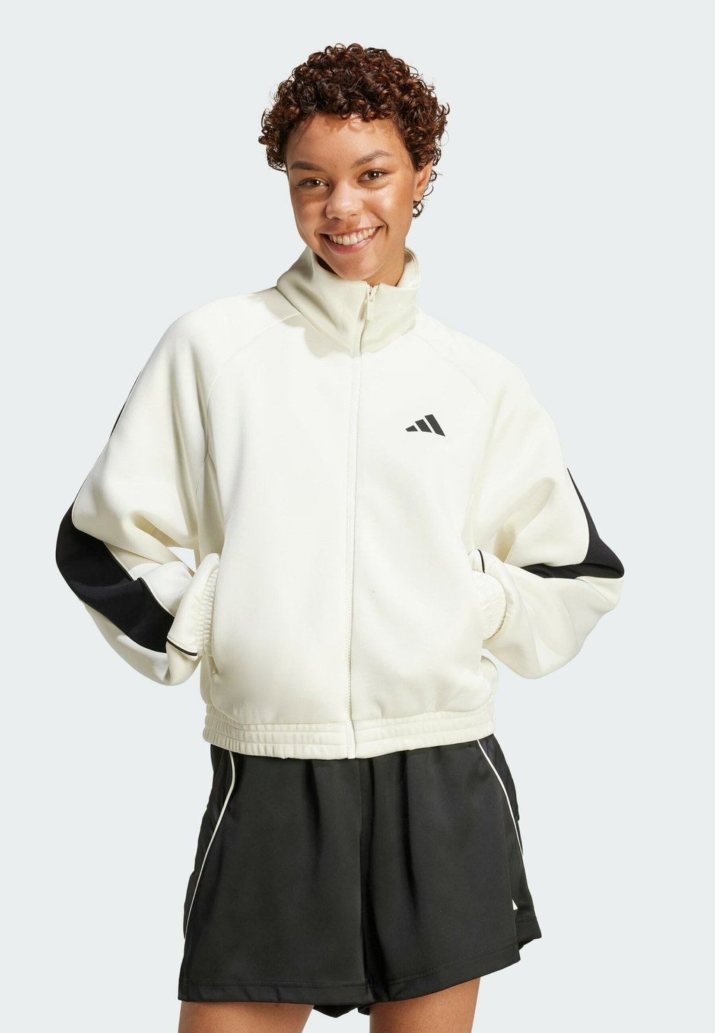 

Тренировочная куртка STADIUM Adidas Sportswear, белый