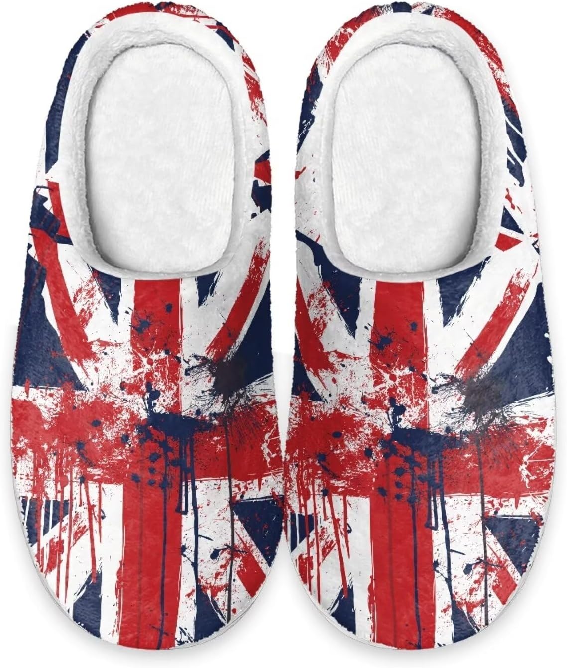 

Тапочки для мужчин, размер 6-7, моющиеся, с рисунком животных, для дома Cugasmaru, Union Flag