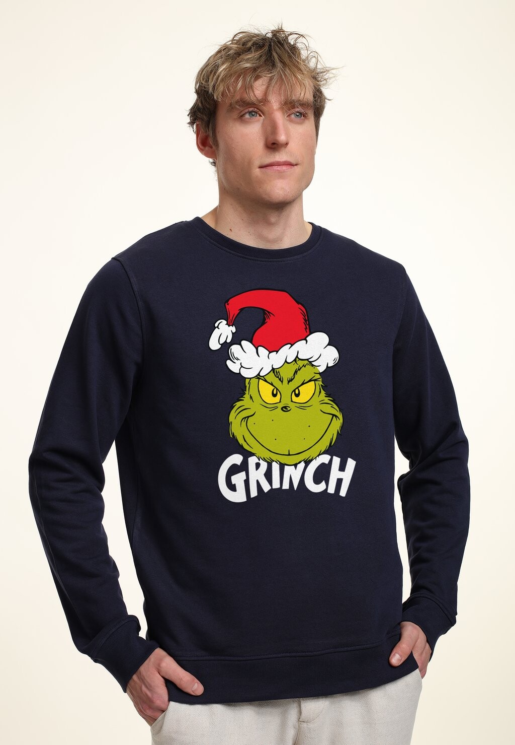 

Толстовка The Grinch Santa Hat Henry Tiger, цвет navy blue