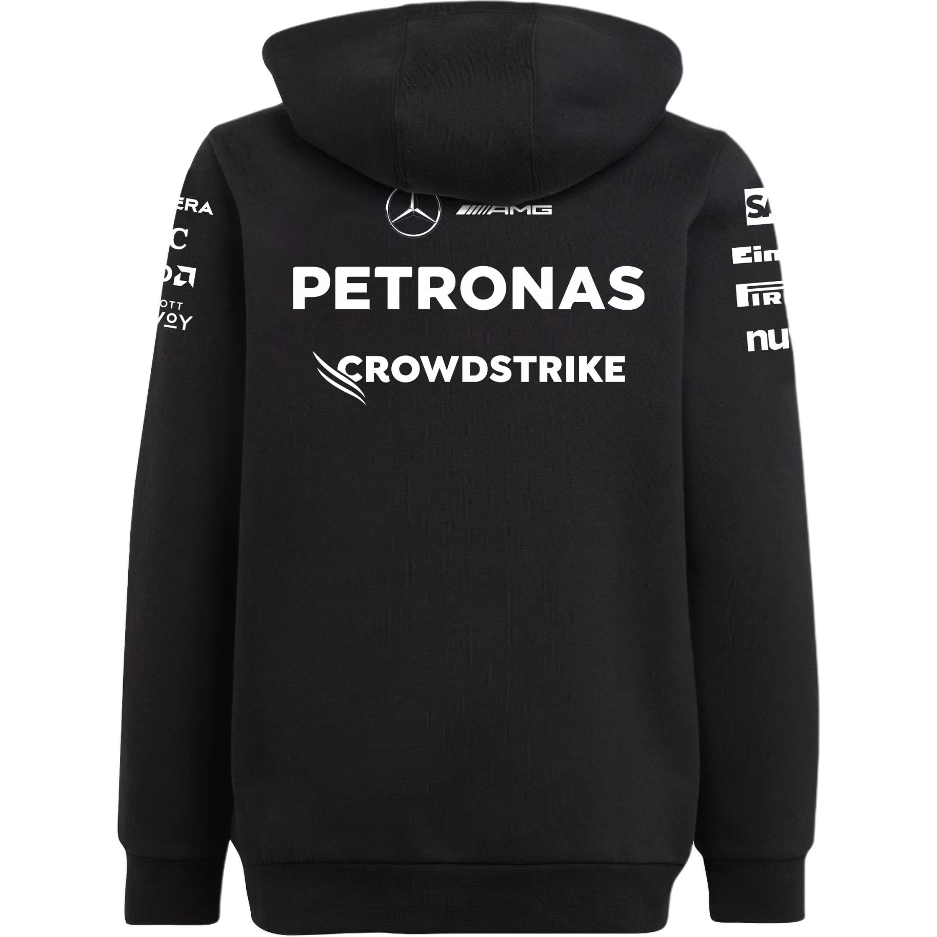 Adidas Свитшот MERCEDES AMG PETRONAS F1 TEAM SS25 Black для подростков — фото 3
