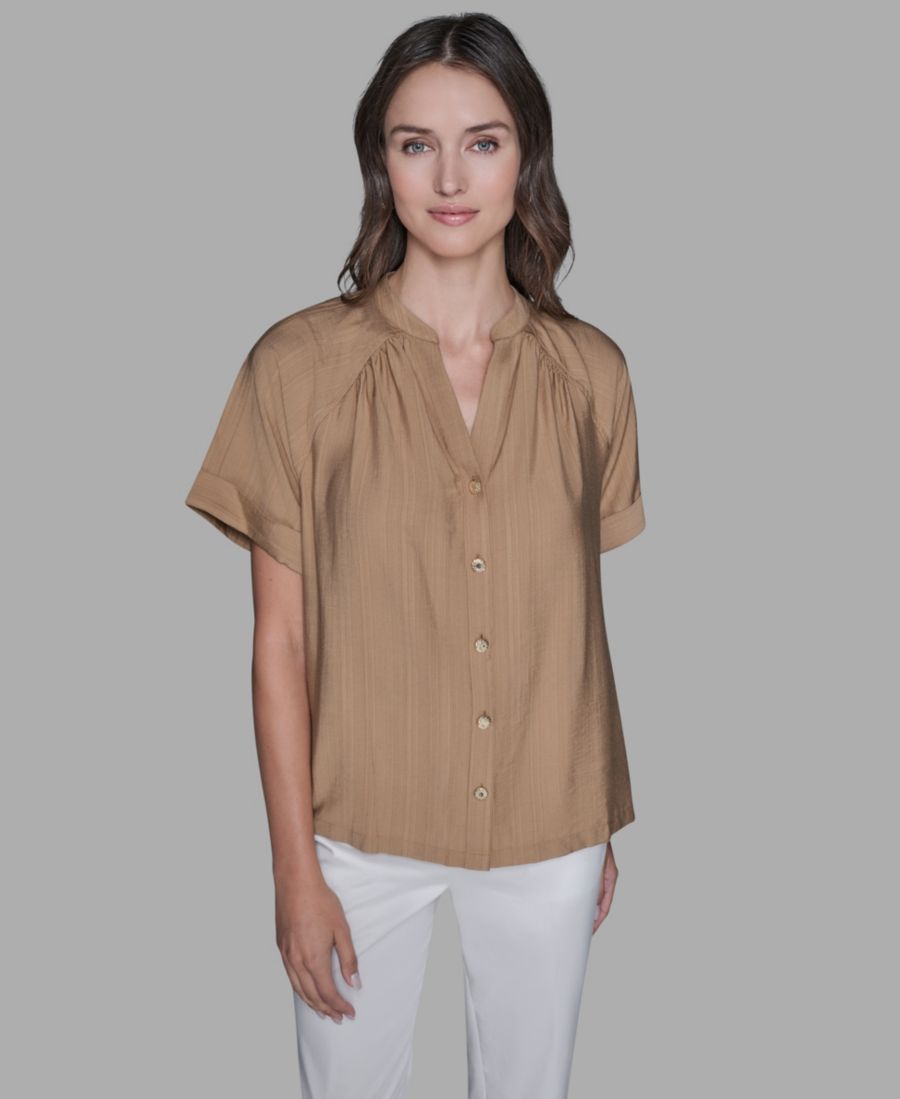 

Женская блузка со спущенными плечами KARL LAGERFELD PARIS, Cartouche