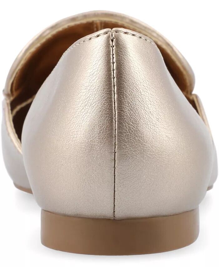 Женские мокасины Kennza Cut Out Slip On Journee Collection, желтый — фото 3
