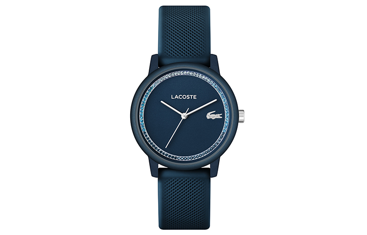 

LACOSTE Часы GO Collection Wrist Watch Quartz Movement Silicone Strap 36mm Blue Dial Women's Watch 2001290