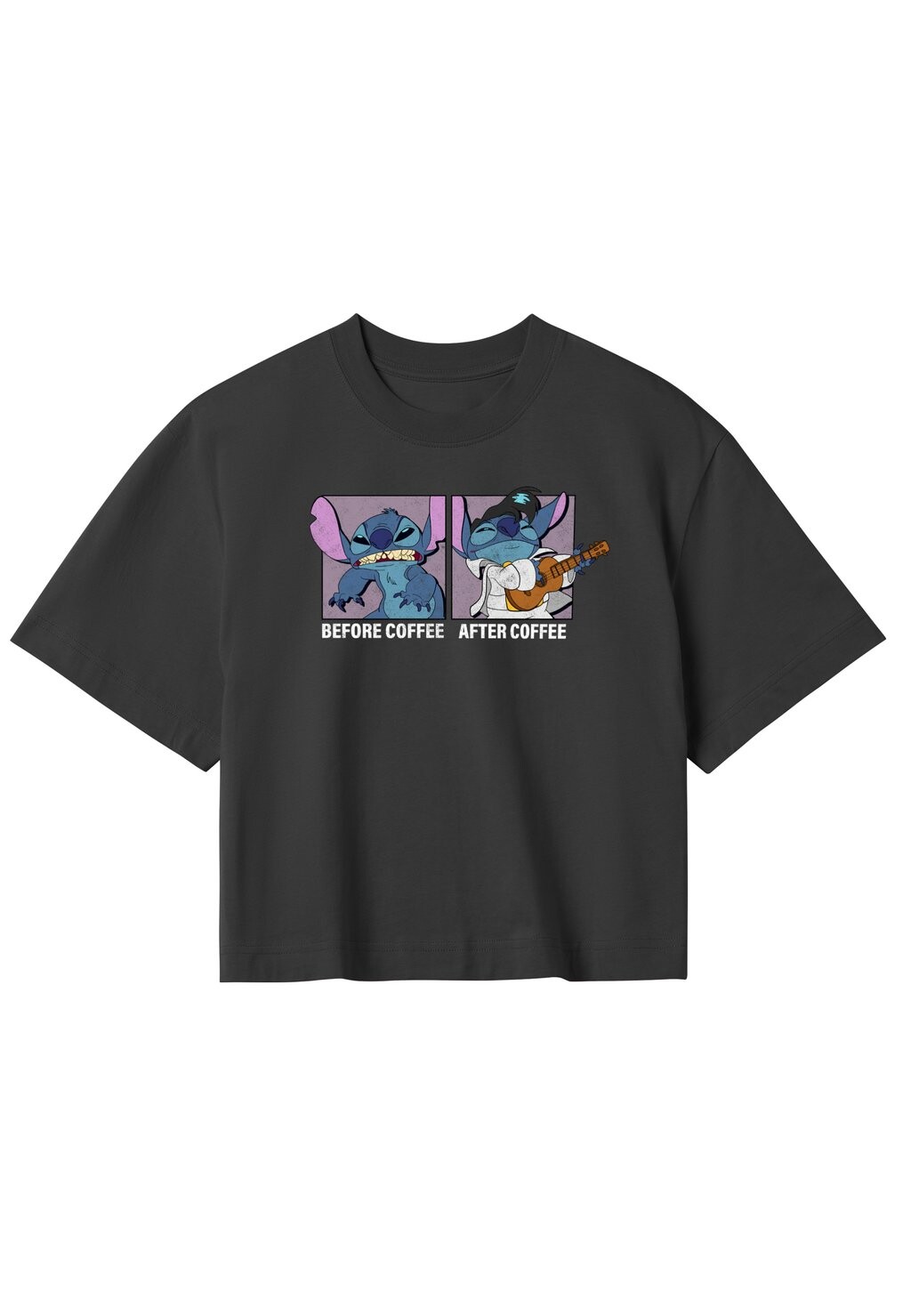 

Футболка с принтом LILO AND STITCH STITCH COFFEE Disney, черный