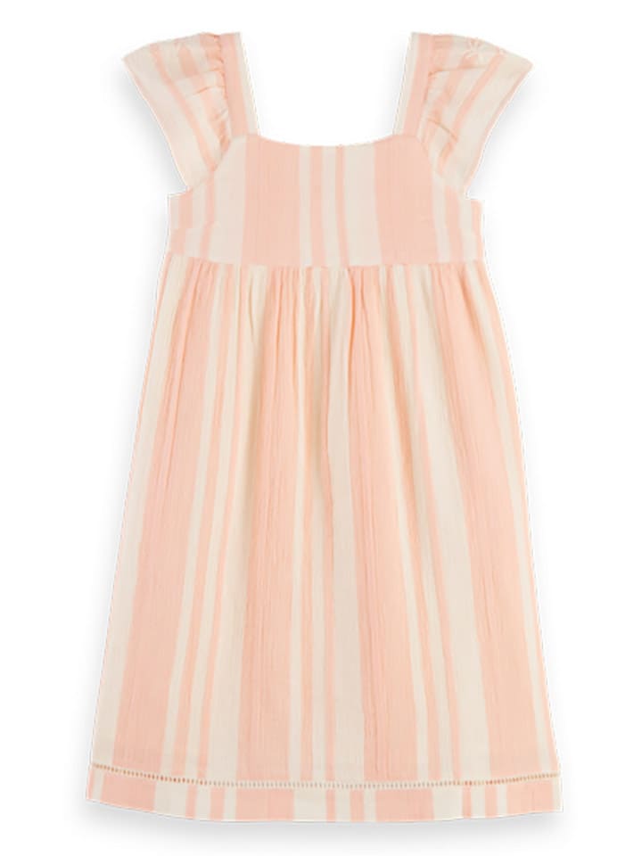 

Платье Scotch & Soda, цвет rosa/creme