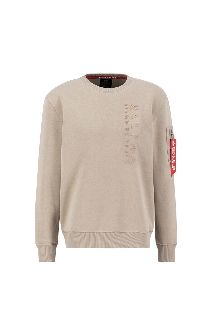 

Толстовка Alpha Industries EMB, песочный