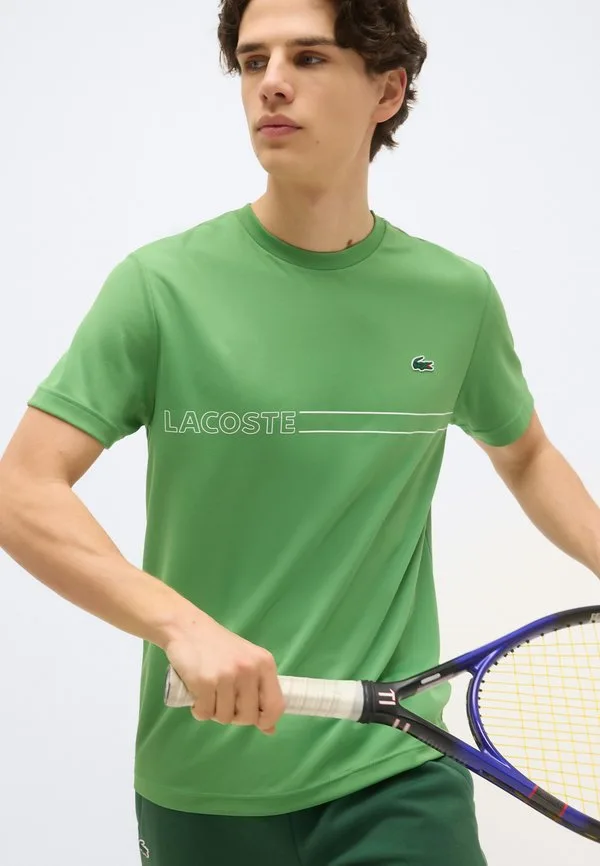 Спортивная футболка для тенниса Lacoste Sport, Billiard Green — фото 4