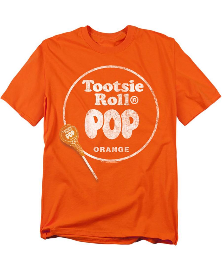 

Мужская футболка с поп-логотипом Tootsie Roll, Orange