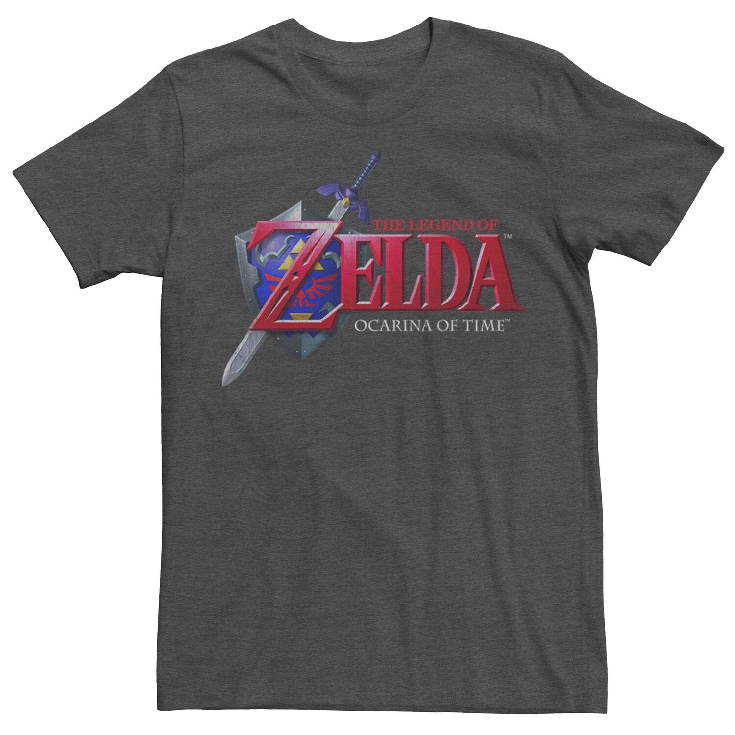 

Мужская футболка с логотипом Nintendo Legend of Zelda Licensed Character, Серый, Мужская футболка с логотипом Nintendo Legend of Zelda Licensed Character