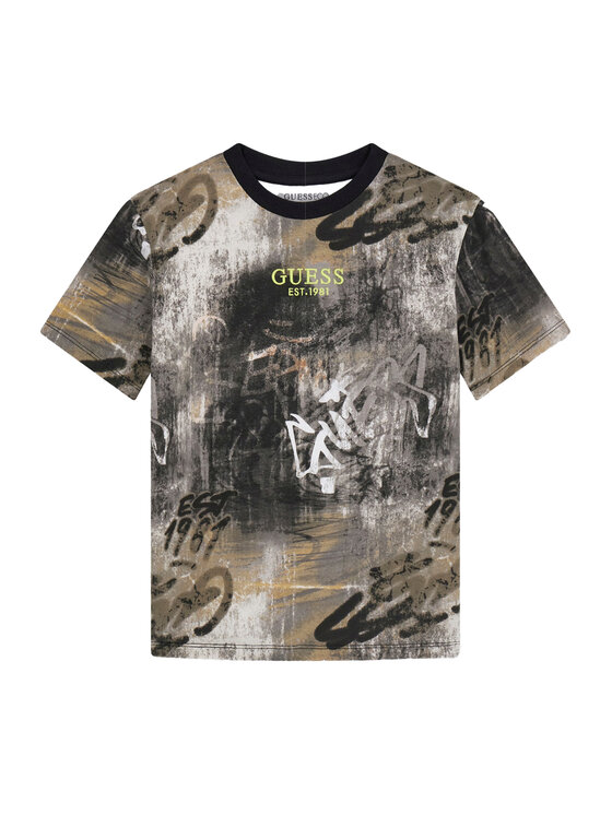Футболка oversize L6RI04 K8HM4 Guess, мультиколор