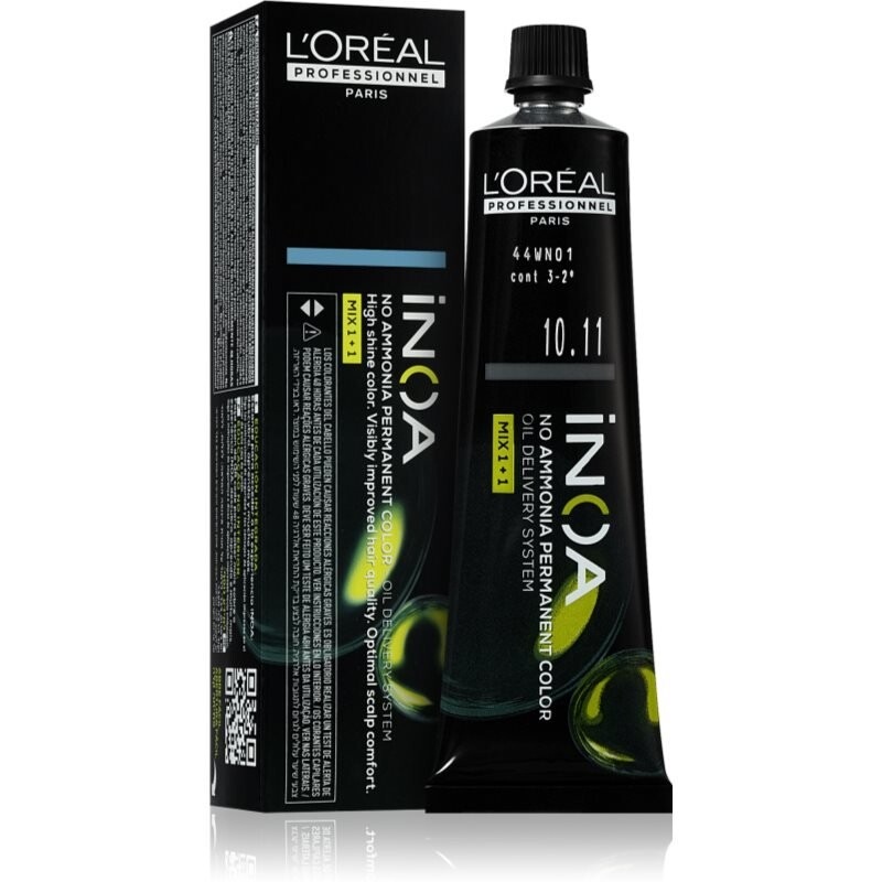 

L'Oréal Professionnel Inoa перманентная краска для волос без аммиака оттенок 10.11 60 мл