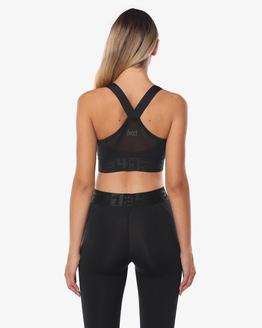 

JAKED Черная синтетическая майка для фитнеса для женщин