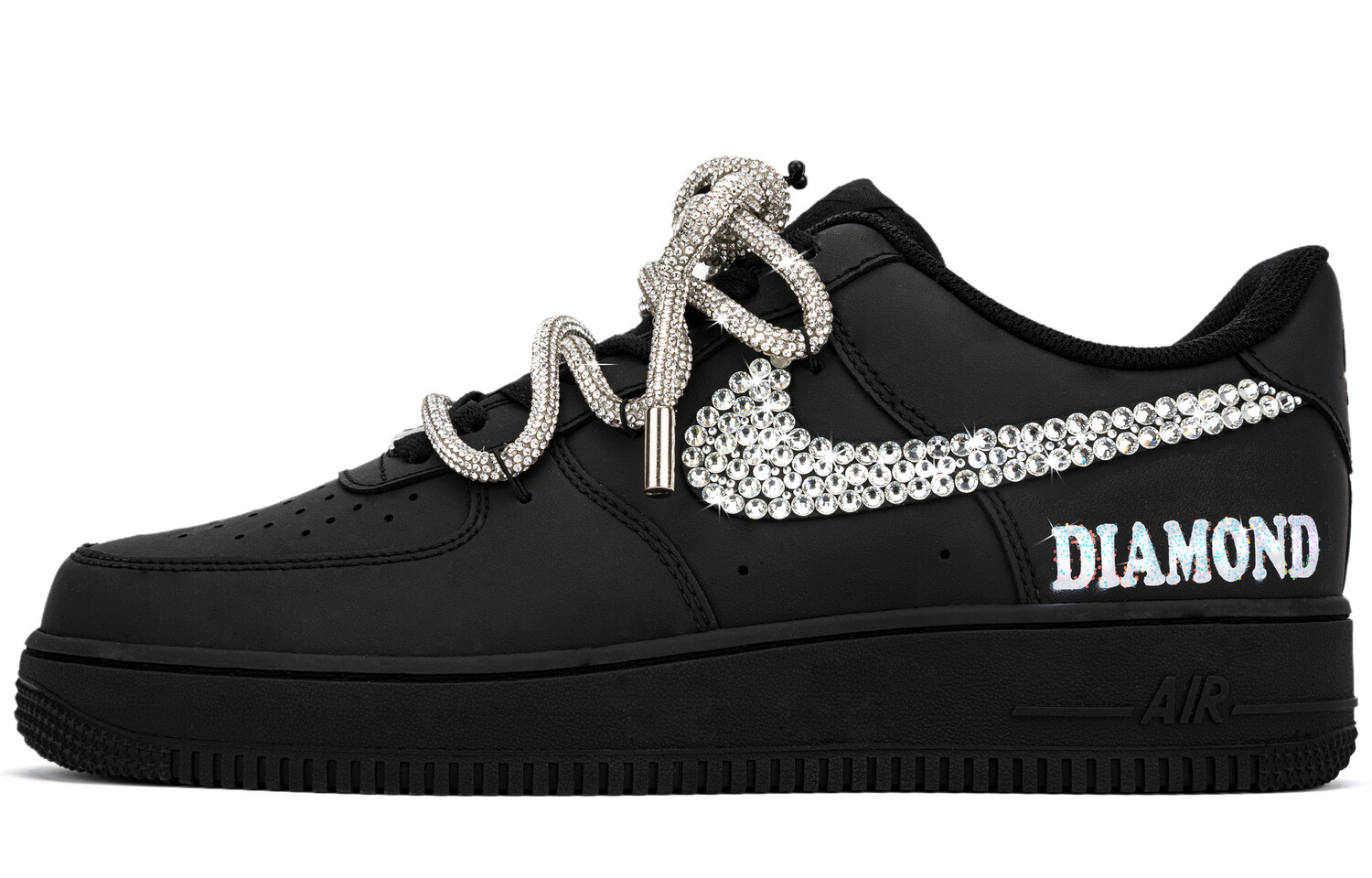 

Кроссовки Air Force 1 для скейтбординга унисекс с низким верхом Nike, цвет Black - No gift box