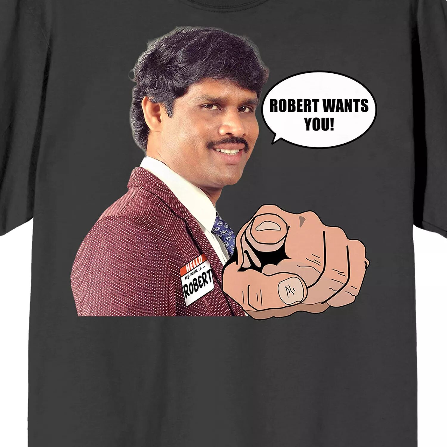 

Мужская футболка Energy Meme "Robert Wants You" Licensed Character
