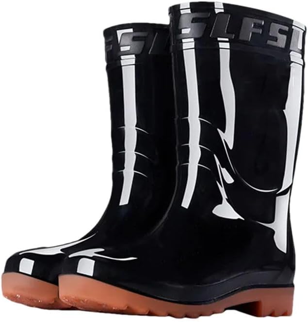 

Женские и мужские низкие и высокие резиновые сапоги с трубкой, водонепроницаемые рыбацкие сапоги, парные, противоскользящие водные обувь, для улицы, садовые и резиновые сапоги Generic, 3317 Mid