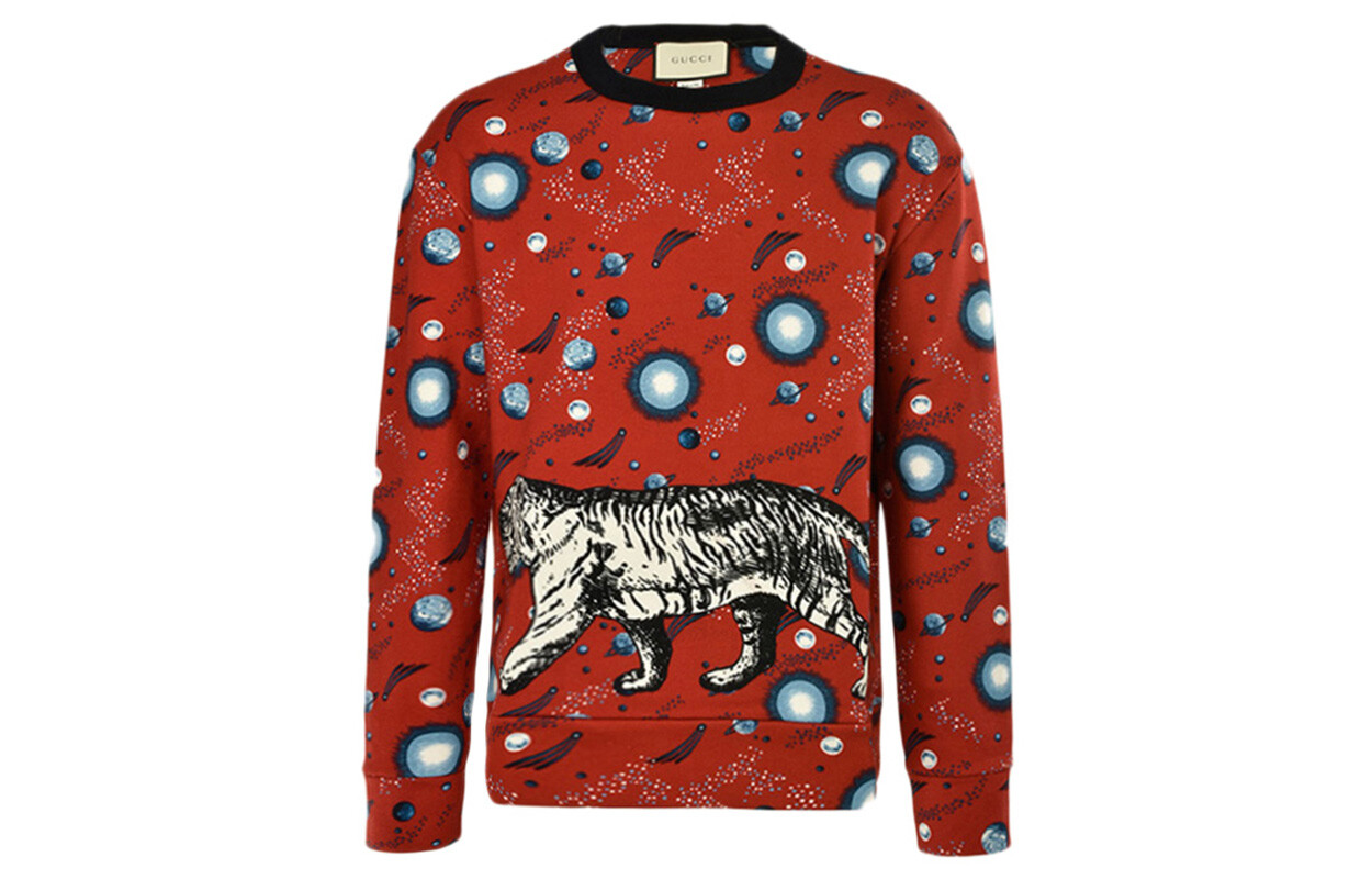 

Толстовка мужская с принтом Gucci, цвет Print