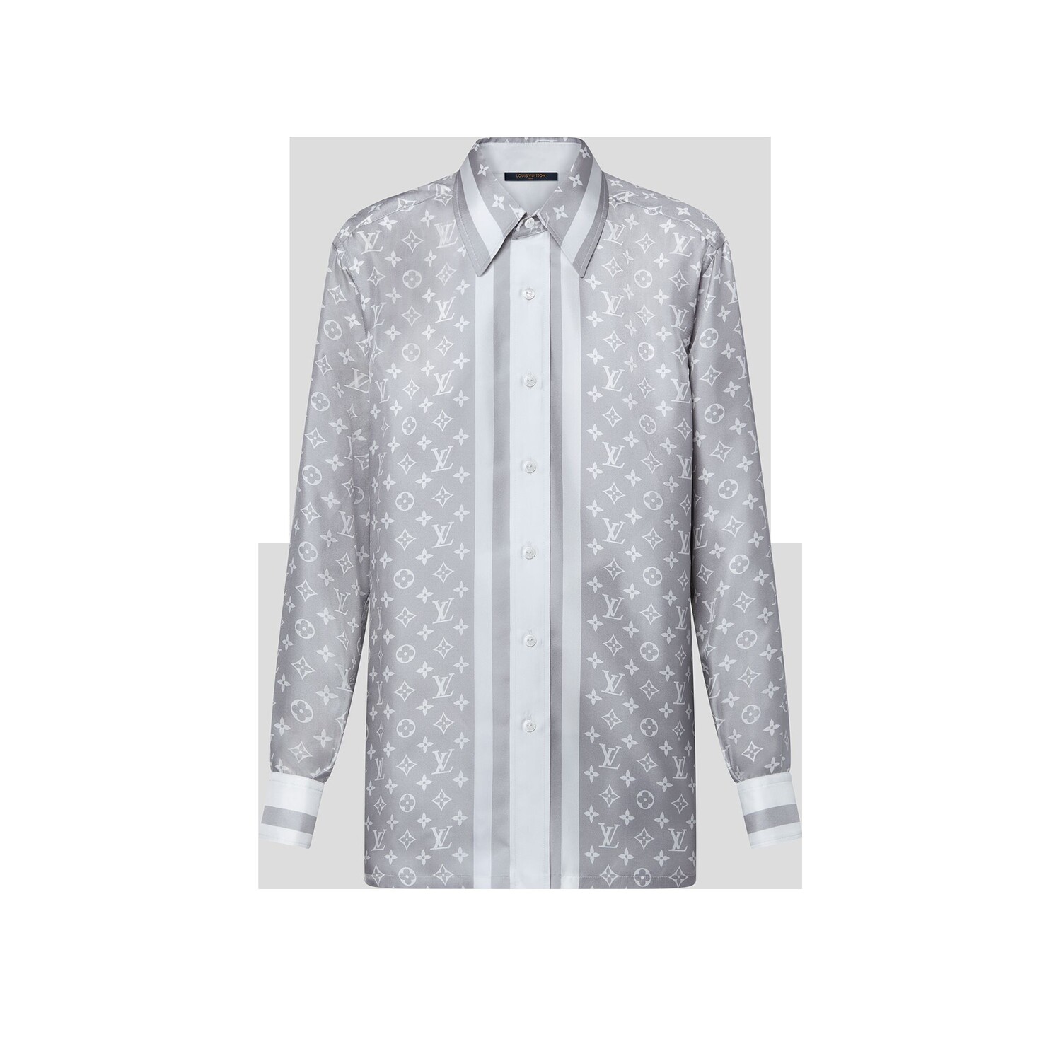 

Пижамная рубашка с монограммой Foulard Louis Vuitton, серый