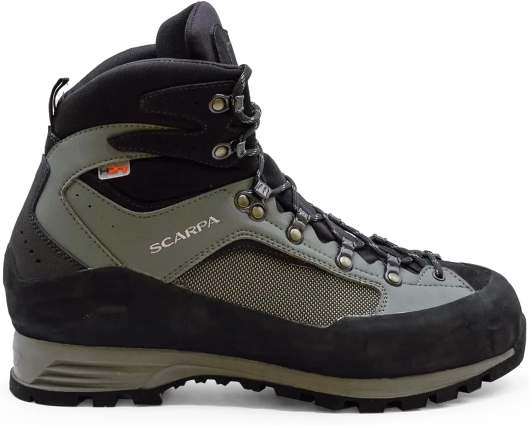 Ботинки SCARPA R-Evolution 8 HD - Легкие водонепроницаемые походные ботинки для треккинга, гидов и охоты, черный/серый