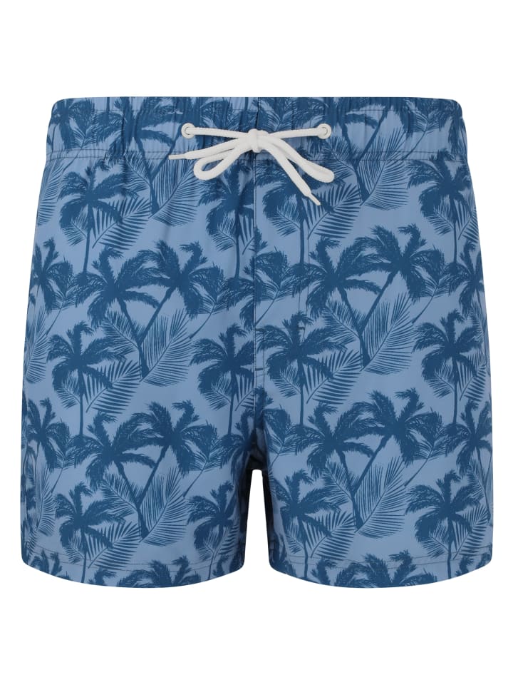 

Шорты бермуды Cruz, цвет print 3609 blue palm tree