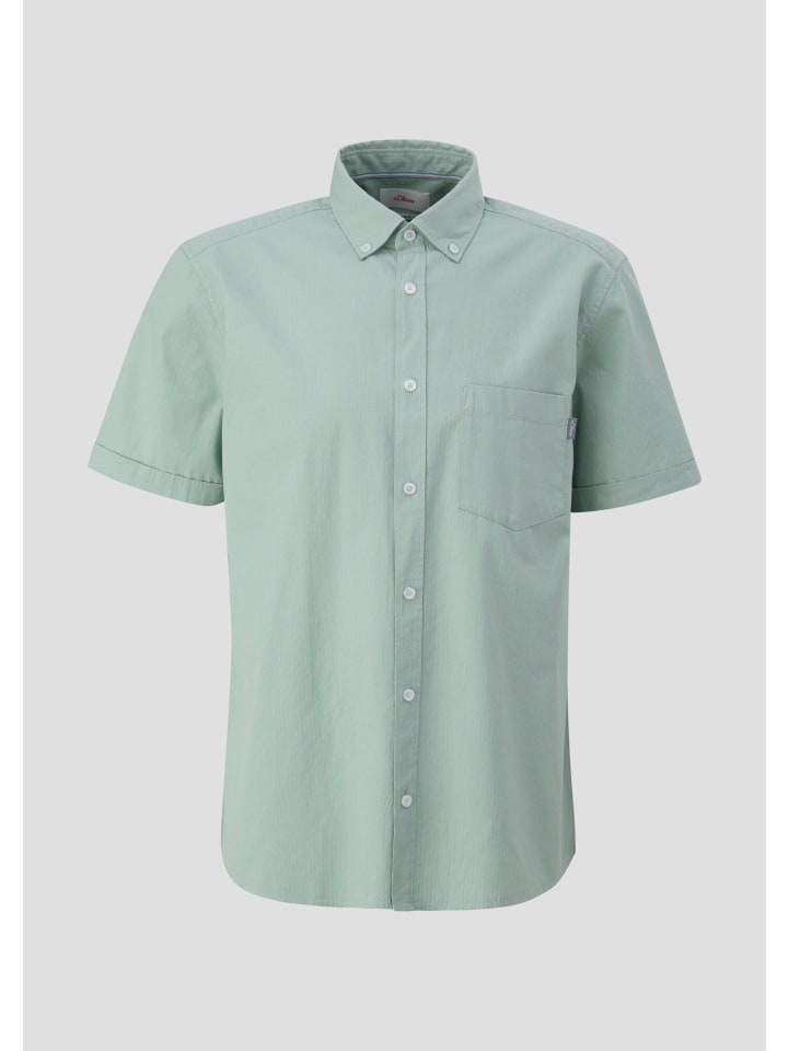 

s.Oliver Рубашка цвета 6091_океанской зелени