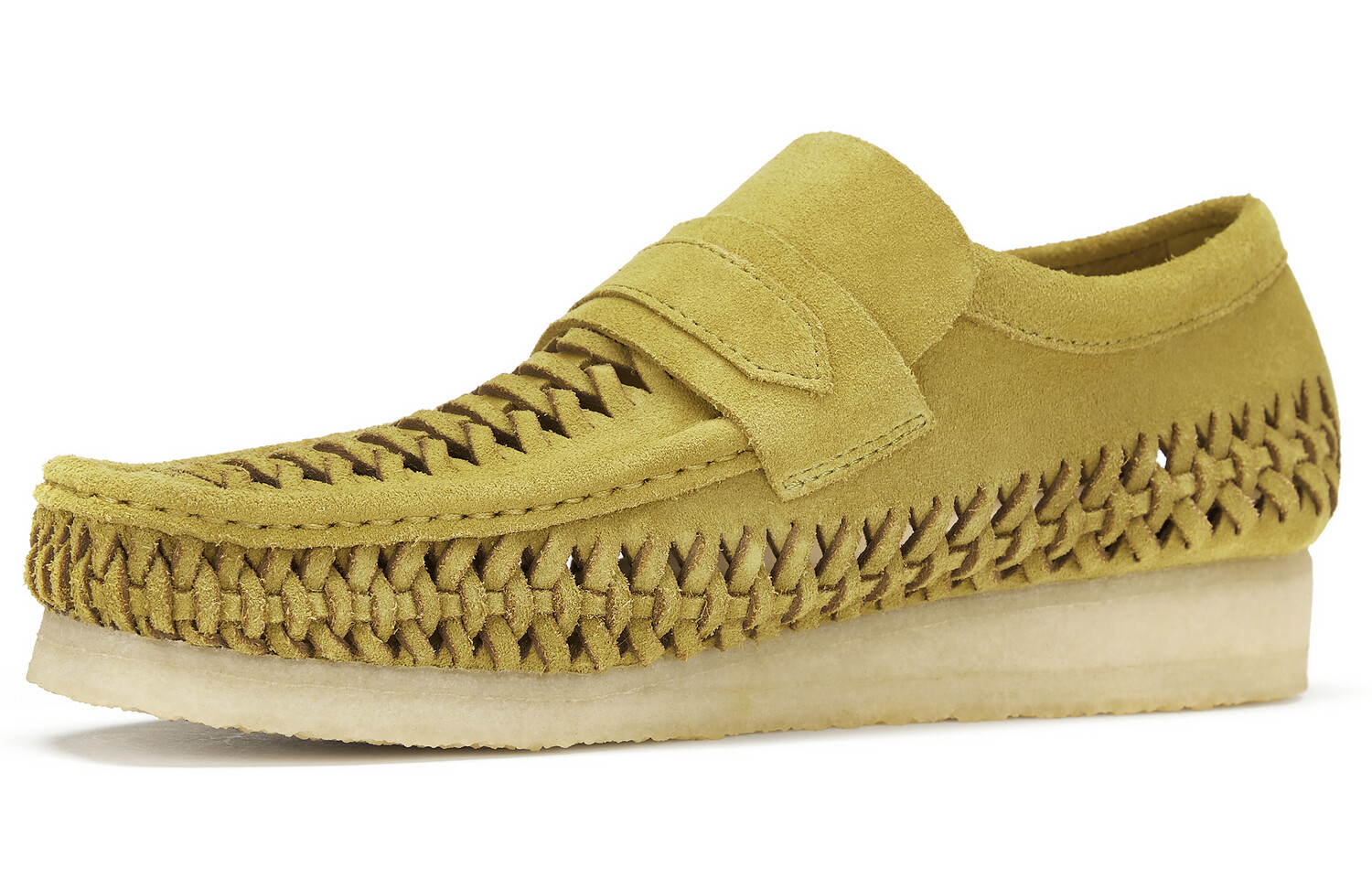 Мужские повседневные мужские низкие зеленые Clarks — фото 2