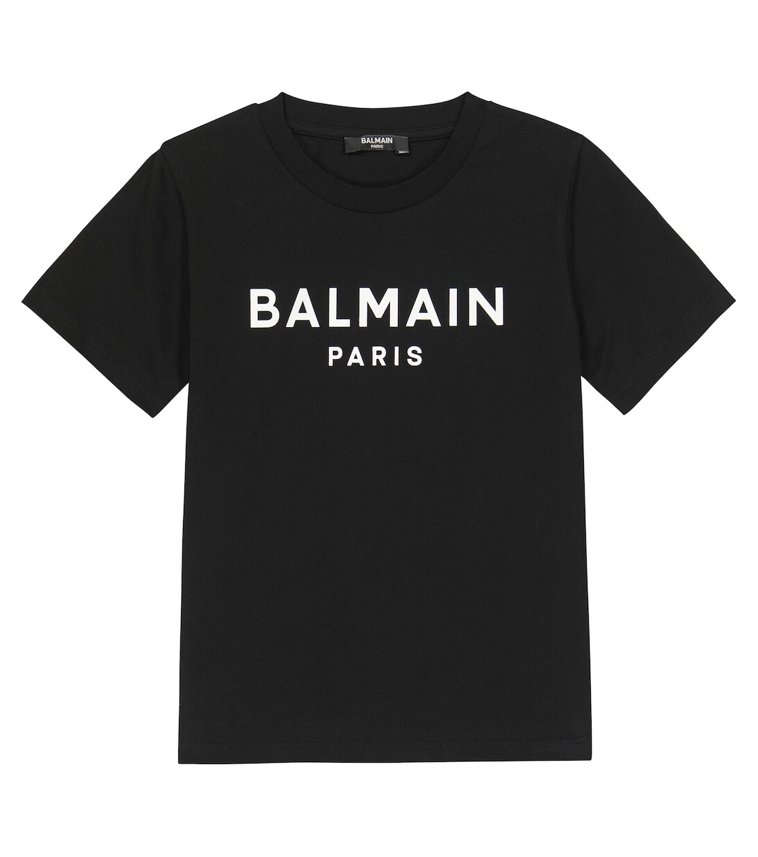 

Футболка из хлопкового джерси с логотипом Balmain, белый
