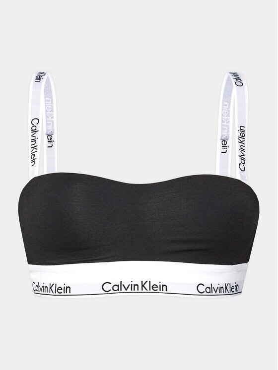 

Бюстгальтер без косточек Calvin Klein, черный