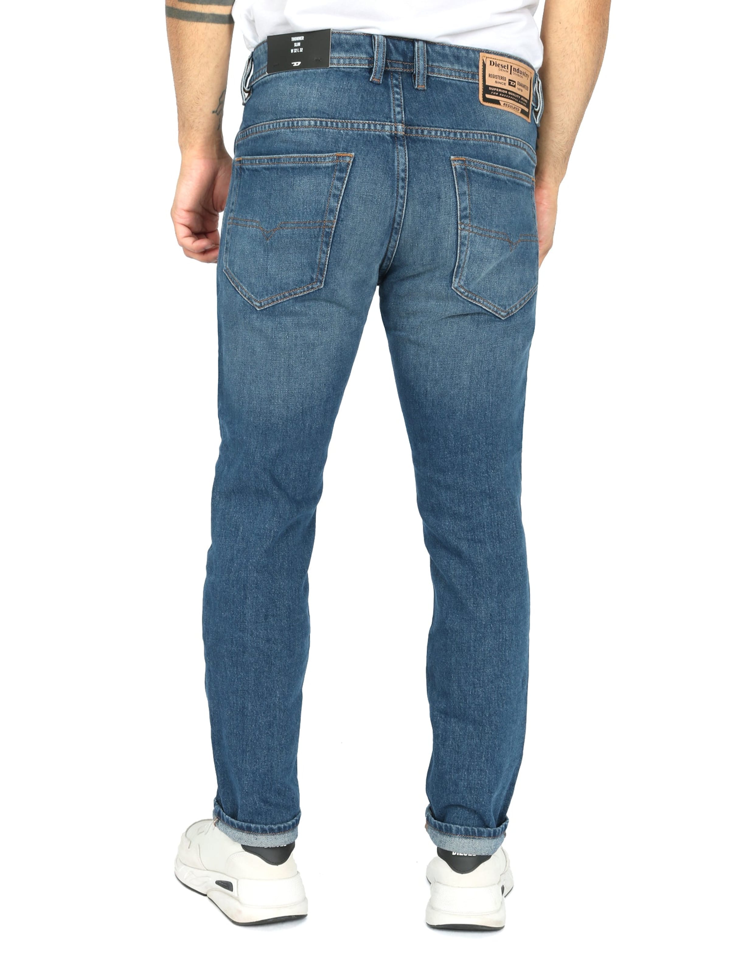 DIESEL Джинсы Slim fit 'THOMMER-R R9K39' в синем дениме — фото 3