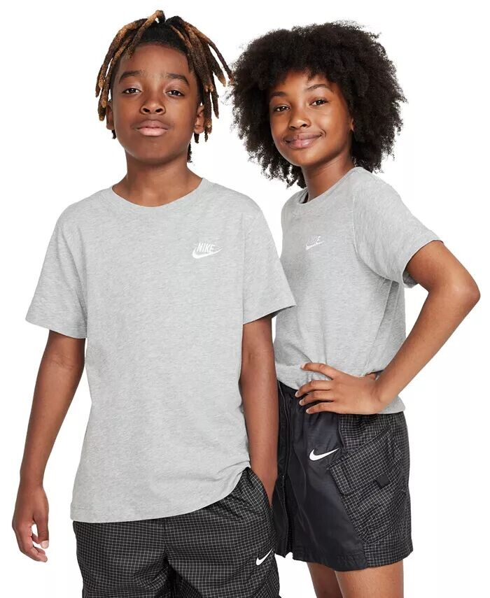 Футболка с графическим рисунком и вышитым логотипом Big Kids Sportswear Nike, красный — фото 4