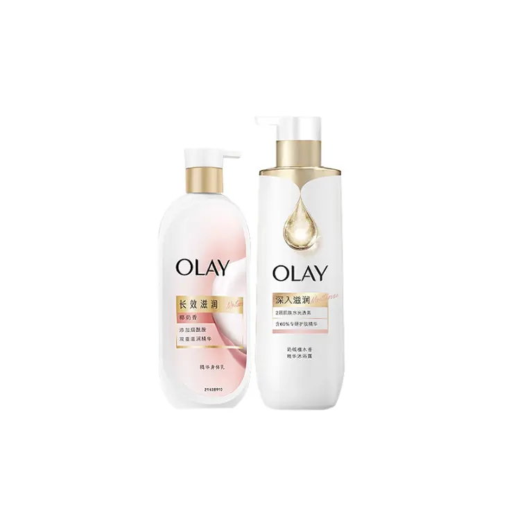 

Набор для ухода за телом с ниацинамидом для увлажнения и питания кожи успокаивающий эффект с ароматом 250г+500г Olay