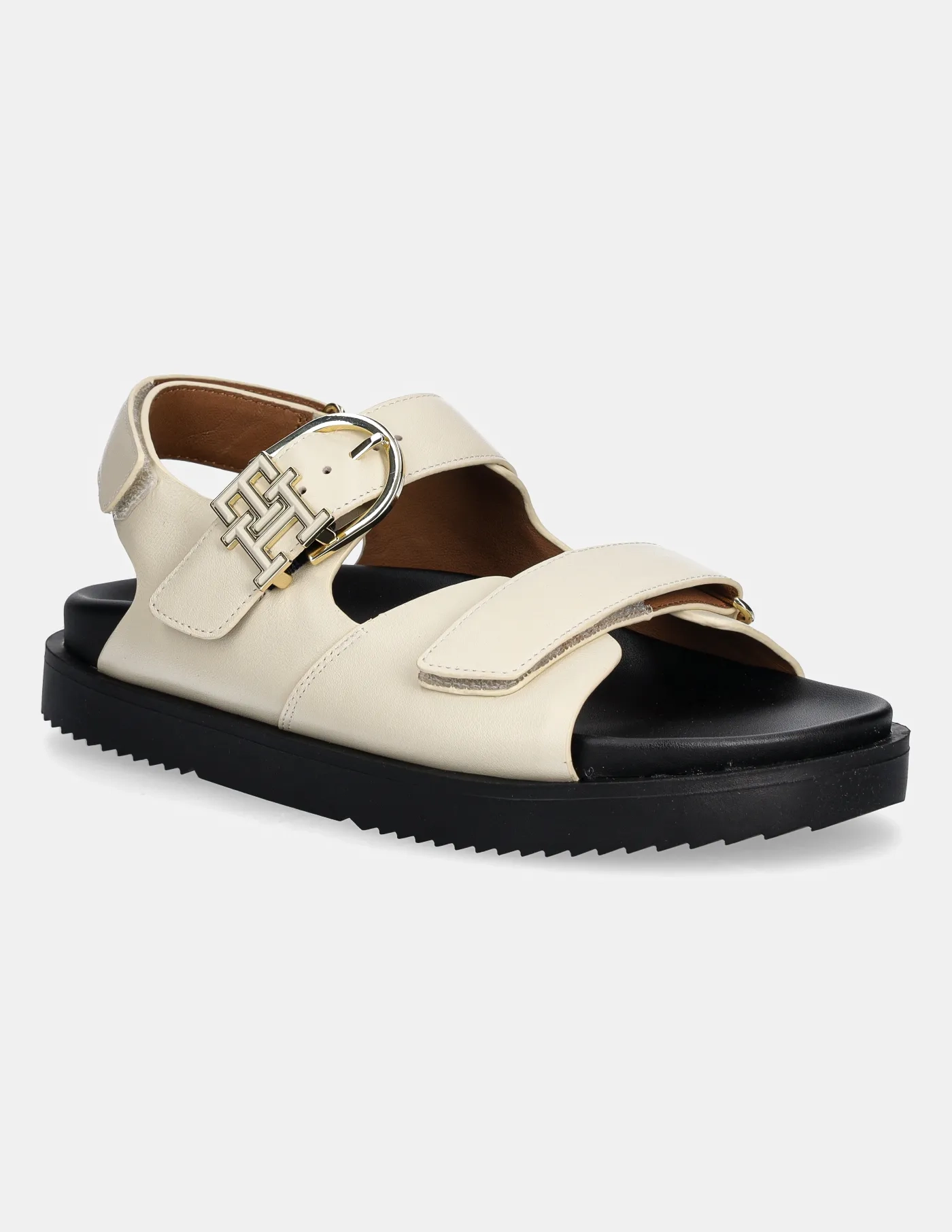 Кожаные сандалии LEATHER SPORTY SANDAL Tommy Hilfiger, бежевый