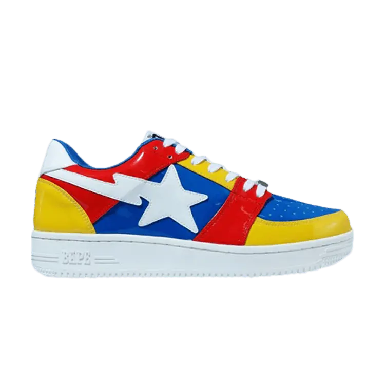 

Кроссовки BAPE Medicom Toy x Bapesta Low M1 Multi-Color, разноцветный