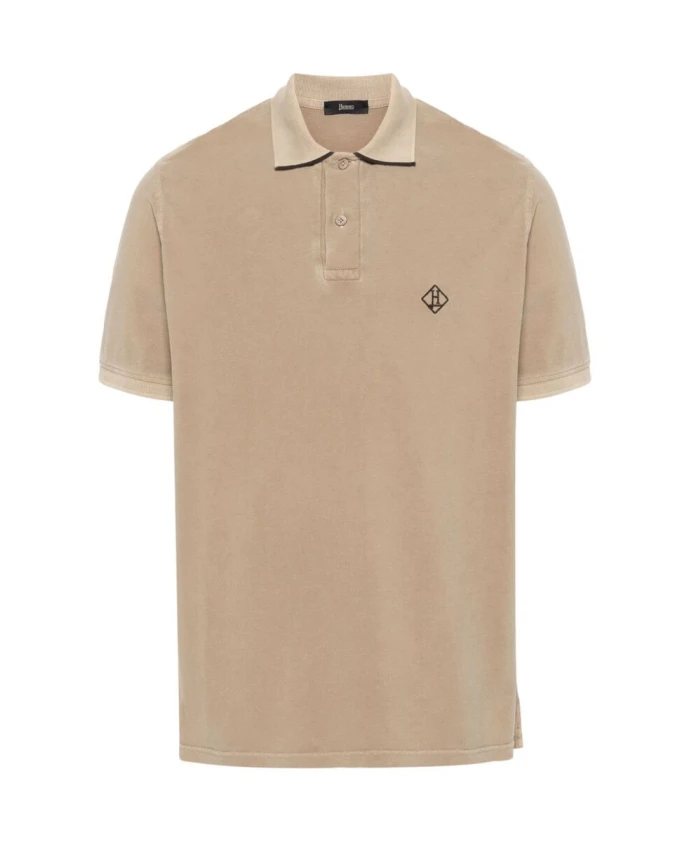 

Рубашка поло Herno, коричневый