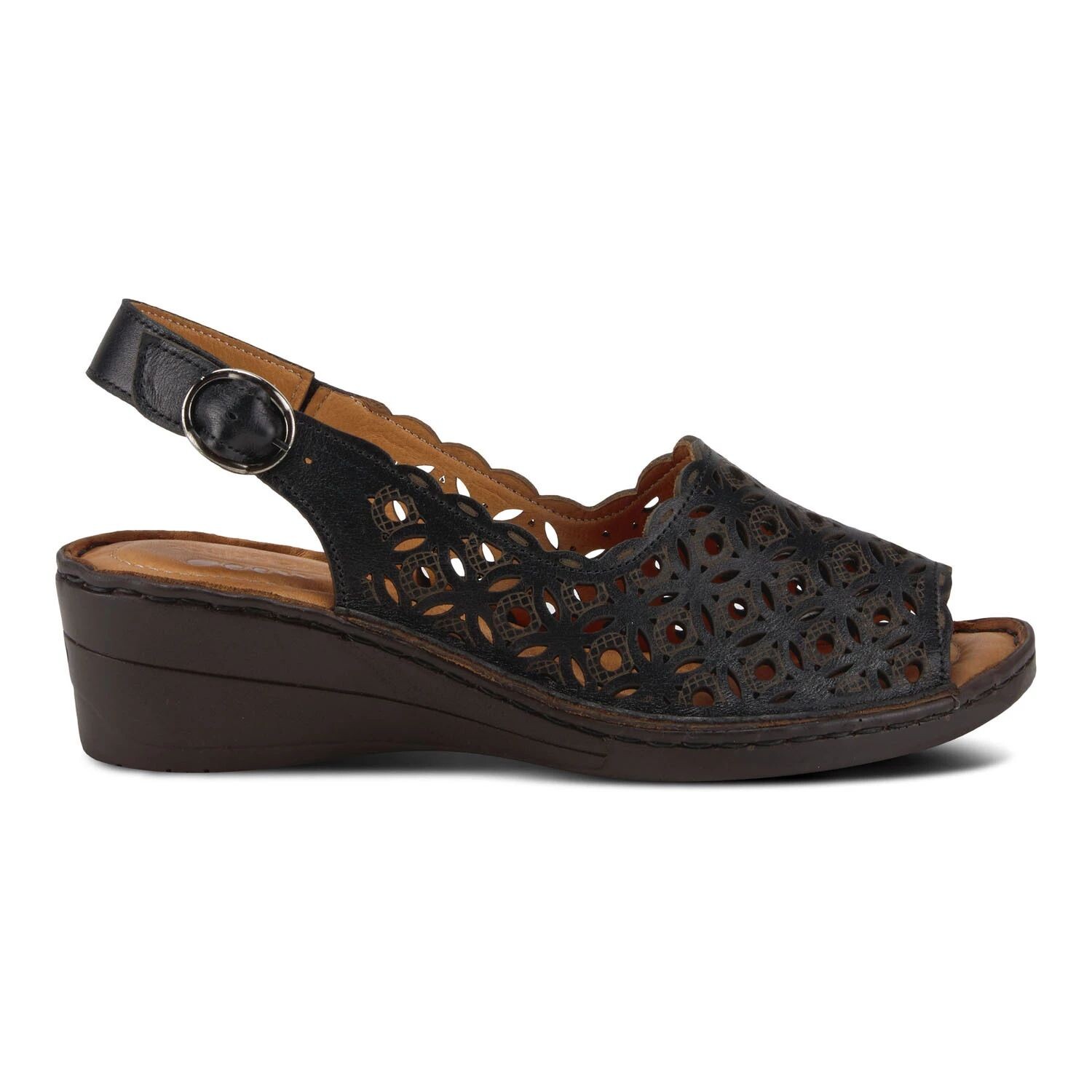 Женские кожаные сандалии с пяткой на пятке Spring Step Belizana Spring Step, синий