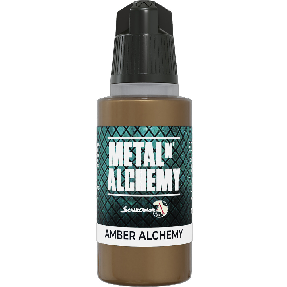 

Миниатюра Scale 75 USA Metal & Alchemy Paint: Amber Alchemy (17ml)