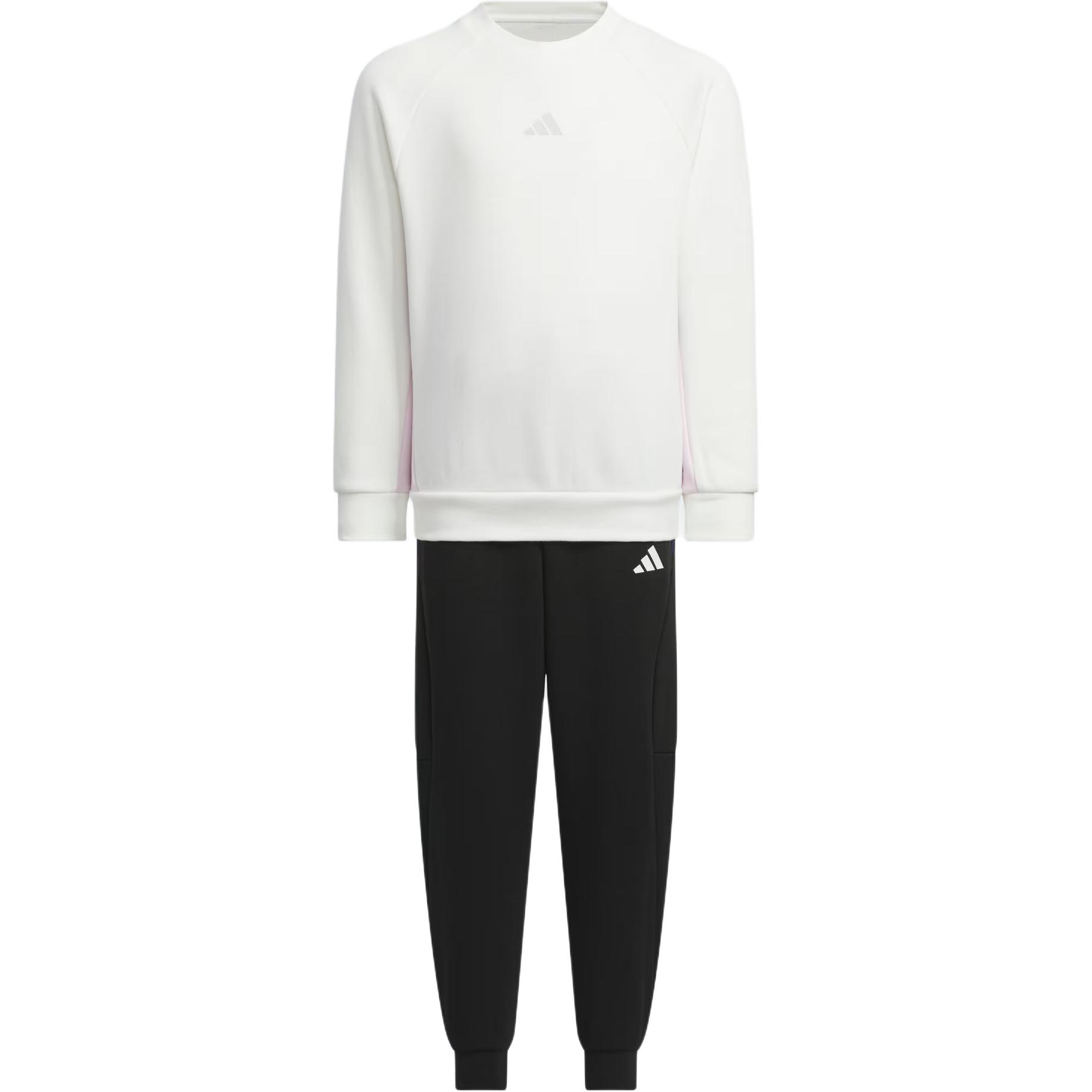 Повседневный спортивный костюм FW24 LK PERF SET для детей 3-7 лет Adidas, белый — фото 3