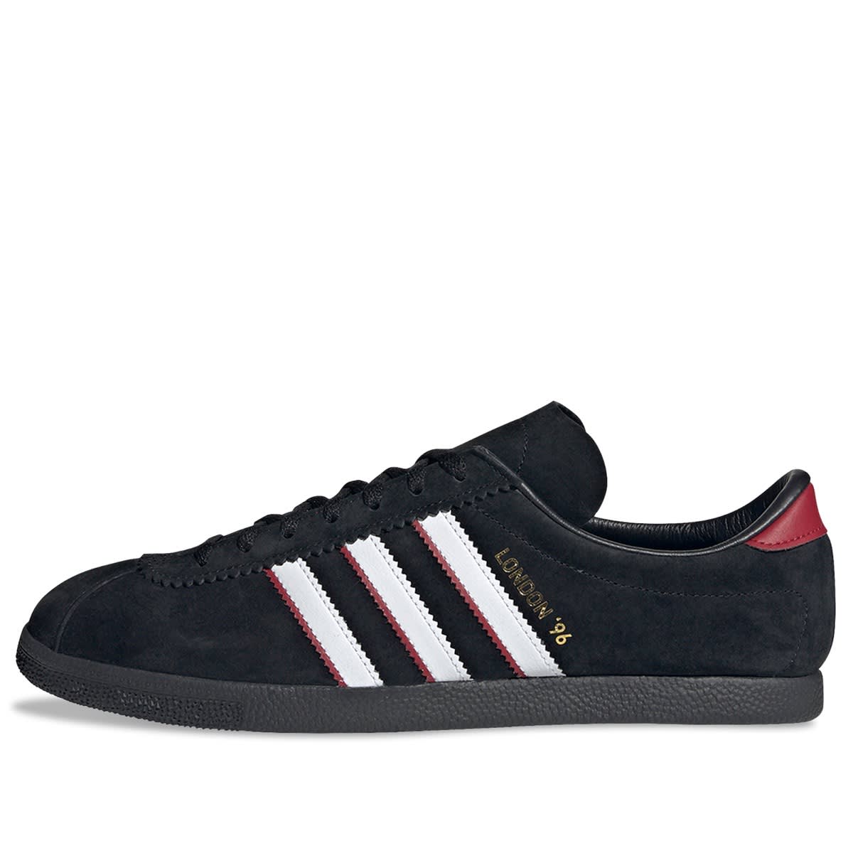 

Кроссовки Adidas London 96, цвет Core Black,White & Better Scarlet