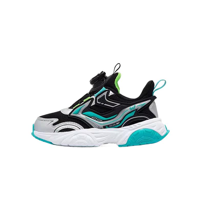 

361°KIDS Slip Resistant Thermal Low top Kids' Running Shoes Carbon Black/Silver/Time Green Children Aged 3 7 Years Old